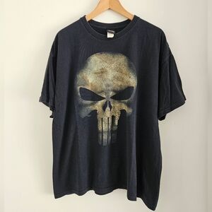 Vintage Marvel Mad Engine Punisher Tee Skull Graphic Shirt Mens Extra Large